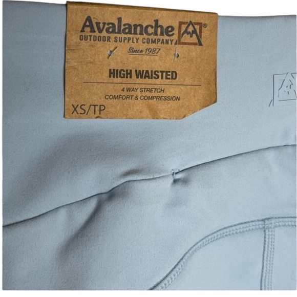 Light Blue Avalanche Leggings women’s XS - Picture 3 of 8